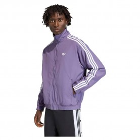 Блуза Adidas Originals Firebird Woven full zip sweatshirt - Purple (Tech Purple / White) блуза,мъжки,пуловери,adidas,originals,firebird,woven,full,zip,sweatshirt,purple,(tech,purple,white)