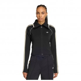 Блуза Adidas Originals Slim Fitted Firebird full zip sweatshirt - Black (Black) блуза,дамски,блузи,adidas,originals,slim,fitted,firebird,full,zip,sweatshirt,black,(black)
