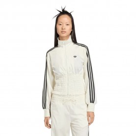 блуза,дамски,блузи,adidas,originals,smocked,firebird,full,zip,sweatshirt,white,(off,white)