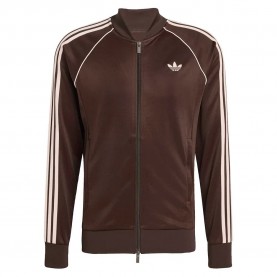 Блуза Adidas Originals SST full zip sweatshirt - Brown (Aurora Coffee) блуза,мъжки,пуловери,adidas,originals,sst,full,zip,sweatshirt,brown,(aurora,coffee)