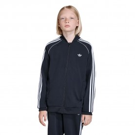 Блуза Adidas Originals SST full zip sweatshirt - Black (Black / White) блуза,детски,блузи,adidas,originals,sst,full,zip,sweatshirt,black,(black,white)