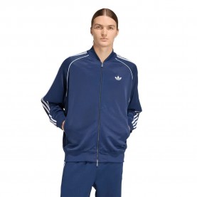 Блуза Adidas Originals SST Adicolor Classics Loose full zip sweatshirt - Blue (Night Indigo / White) блуза,мъжки,пуловери,adidas,originals,sst,adicolor,classics,loose,full,zip,sweatshirt,blue,(night,indigo,white)