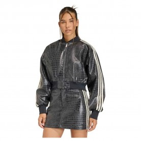 Яке Adidas Originals SST Pleather jacket - Black (Black) яке,мъжки,якета,дамски,якета,и,палта,adidas,originals,sst,pleather,jacket,black,(black)