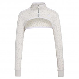 Блуза Adidas Originals Sunset Rhythms Short Sparkling Bolero full zip sweatshirt - Grey (Dash Grey) блуза,дамски,блузи,adidas,originals,sunset,rhythms,short,sparkling,bolero,full,zip,sweatshirt,grey,(dash,grey)