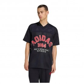 футболна,фланелка,мъжки,тениски,дамски,тениски,adidas,originals,varsity,football,short,sleeve,t,shirt,black,(black)