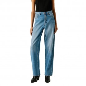 Pepe jeans Barrel Uhw Addison jeans - Blue (Denim) дамски,панталони,pepe,jeans,barrel,uhw,addison,jeans,blue,(denim)