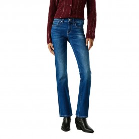 Pepe jeans Bootcut Piccadilly low waist jeans - Blue (Denim) дамски,панталони,pepe,jeans,bootcut,piccadilly,low,waist,jeans,blue,(denim)