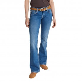 Pepe jeans Flare Pimlico low waist jeans - Blue (Denim) дамски,панталони,pepe,jeans,flare,pimlico,low,waist,jeans,blue,(denim)
