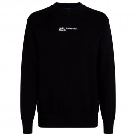 Блуза Karl lagerfeld A1M18049 Logo sweater - Black (Black) блуза,мъжки,пуловери,karl,lagerfeld,a1m18049,logo,sweater,black,(black)