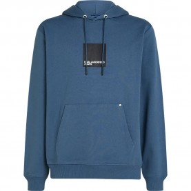 Суичър Karl lagerfeld A1M20003 Regular Box Logo hoodie - Blue (Vintage Indigo) суичър,мъжки,пуловери,karl,lagerfeld,a1m20003,regular,box,logo,hoodie,blue,(vintage,indigo)