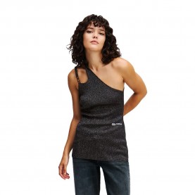 потник,дамски,топове,karl,lagerfeld,a1w18028,glitter,sleeveless,top,black,(black)
