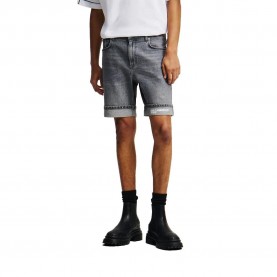 дънки,мъжки,панталони,дамски,панталони,karl,lagerfeld,jeans,a2m10082,slim,fit,denim,shorts,grey,(washed,light,grey)