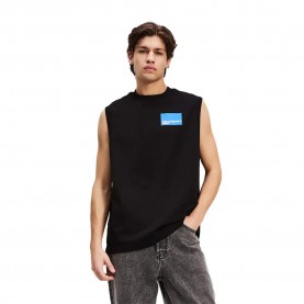 тениска,мъжки,тениски,дамски,тениски,karl,lagerfeld,a2m17053,relaxed,box,logo,sleeveless,t,shirt,black,(black)