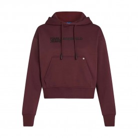суичър,дамски,блузи,karl,lagerfeld,a2w20053,regular,logo,hoodie,purple,(zinfandel)