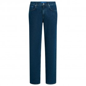 Дънки Karl lagerfeld jeans A3M10136 Straight jeans - Blue (Washed Dark Blue) дънки,мъжки,панталони,дамски,панталони,karl,lagerfeld,jeans,a3m10136,straight,jeans,blue,(washed,dark,blue)