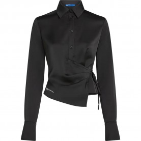 Риза с дълъг ръкав Karl lagerfeld A3W11008 Satin long sleeve shirt - Black (Black) риза,с,дълъг,ръкав,дамски,ризи,karl,lagerfeld,a3w11008,satin,long,sleeve,shirt,black,(black)
