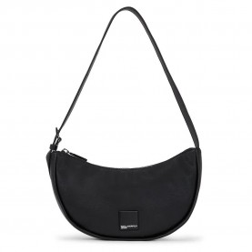 Чанта Karl lagerfeld A3W30206 Box Logo Soft handbag - Black (Black) чанта,всички,чанти,karl,lagerfeld,a3w30206,box,logo,soft,handbag,black,(black)
