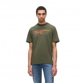тениска,мъжки,тениски,дамски,тениски,karl,lagerfeld,a4m17022,regular,eclipse,logo,short,sleeve,t,shirt,green,(forest,night)