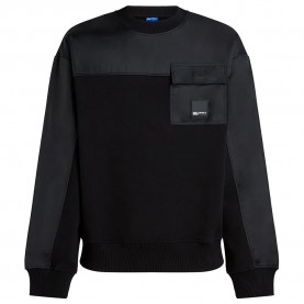 блуза,мъжки,пуловери,karl,lagerfeld,a4m20027,relaxed,mixed,sweatshirt,black,(black)