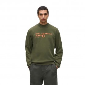 блуза,мъжки,пуловери,karl,lagerfeld,a4m20019,regular,eclipse,logo,sweatshirt,green,(forest,night)