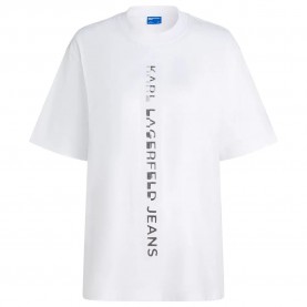 тениска,мъжки,тениски,дамски,тениски,karl,lagerfeld,a4w17082,relaxed,vertical,logo,short,sleeve,t,shirt,white,(white)