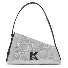 чанта,за,през,рамо,всички,чанти,karl,lagerfeld,a4w30155,geo,shiny,shoulder,bag,silver,(silver)