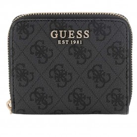 портфейли,и,портмонета,guess,paisleigh,slg,small,wallet,black,(coal,logo)