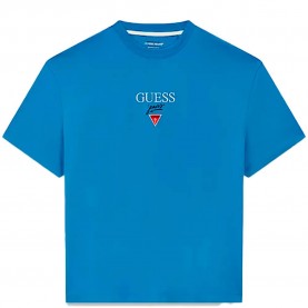 тениска,мъжки,тениски,дамски,тениски,guess,jeans,baker,logo,short,sleeve,t,shirt,white,(blue,note)