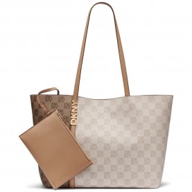 Чанта DKNY Avril tote bag - Brown (Cappuccino Combo) чанта,всички,чанти,dkny,avril,tote,bag,brown,(cappuccino,combo)