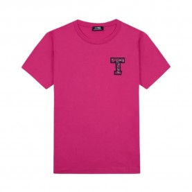 Тениска Tbs Aminatee long sleeve T-shirt - Pink (Framboise Red) тениска,мъжки,тениски,дамски,тениски,tbs,aminatee,long,sleeve,t,shirt,pink,(framboise,red)