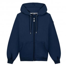 Блуза Tbs Debrazip full zip sweatshirt - Blue (Minuit Blue) блуза,дамски,блузи,tbs,debrazip,full,zip,sweatshirt,blue,(minuit,blue)