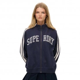 Яке Superdry Athletic Applique Loose tracksuit jacket - Blue (Mariner Navy) яке,дамски,анцузи,superdry,athletic,applique,loose,tracksuit,jacket,blue,(mariner,navy)