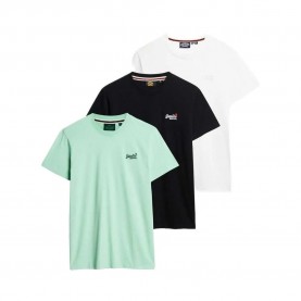 тениска,мъжки,тениски,дамски,тениски,superdry,essential,logo,embroidered,short,sleeve,t,shirt,3,units,multicolor,(spearmint,light,green,black,optic)