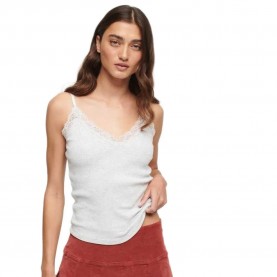 тениска,мъжки,тениски,дамски,тениски,superdry,essential,rib,lace,cami,sleeveless,t,shirt,white,(light,iced,grey,marl)