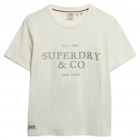 тениска,мъжки,тениски,дамски,тениски,superdry,luxe,casual,relaxed,short,sleeve,t,shirt,beige,(cream)