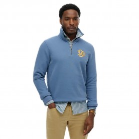 Блуза Superdry Neon half zip sweater - Blue (Bay Blue) блуза,мъжки,пуловери,superdry,neon,half,zip,sweater,blue,(bay,blue)