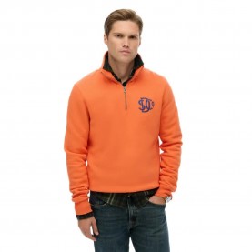 Блуза Superdry Neon half zip sweater - Orange (Firecracker Orange) блуза,мъжки,пуловери,superdry,neon,half,zip,sweater,orange,(firecracker,orange)