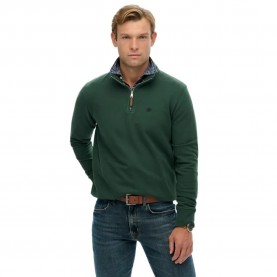 Блуза Superdry Preppy half zip sweater - Green (Enamel Green) блуза,мъжки,пуловери,superdry,preppy,half,zip,sweater,green,(enamel,green)