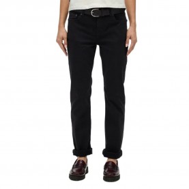 Панталони Superdry Slim Sateen pants - Black (Black) панталони,дамски,панталони,superdry,slim,sateen,pants,black,(black)