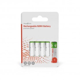батерии,nedis,ni,mh,2000,mah,1.2,v,aa,rechargeable,battery,4,units,clear,(white)