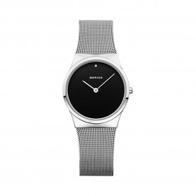 Часовник Bering 12130-002 3ATM 30mm watch - Silver (Black / Sapphire) часовник,часовници,bering,12130,002,3atm,30mm,watch,silver,(black,sapphire)