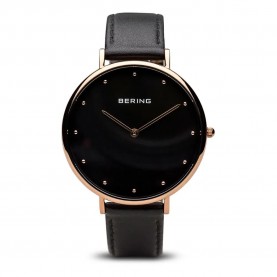 Часовник Bering 14839-462 39mm watch - Golden (Black / Sapphire) часовник,часовници,bering,14839,462,39mm,watch,golden,(black,sapphire)