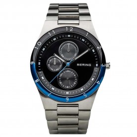 Часовник Bering 32339-702 5ATM 39mm watch - Silver (Black / Sapphire) часовник,часовници,bering,32339,702,5atm,39mm,watch,silver,(black,sapphire)