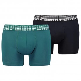 боксерки,мъжко,бельо,puma,701236904,boxers,2,units,green,black,(emerald,ice,black)