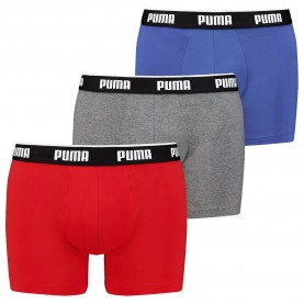 боксерки,мъжко,бельо,puma,everyday,basics,boxers,3,units,multicolor,(red,grey,royal,sapphire)