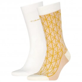 чорапи,мъжки,чорапи,calvin,klein,701237677,socks,2,pairs,beige,white,(soft,yellow)