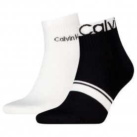 чорапи,мъжки,чорапи,calvin,klein,701237874,socks,2,pairs,white,black,(black)