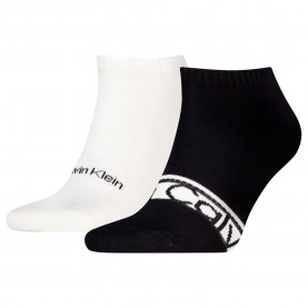 чорапи,мъжки,чорапи,calvin,klein,701237875,socks,2,pairs,white,black,(black)