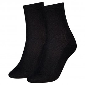 чорапи,дамски,чорапи,calvin,klein,701238804,short,socks,2,pairs,black,(black)