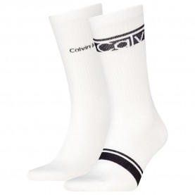 Чорапи Calvin klein 701238808 crew socks 2 pairs - White (White) чорапи,мъжки,чорапи,calvin,klein,701238808,crew,socks,2,pairs,white,(white)